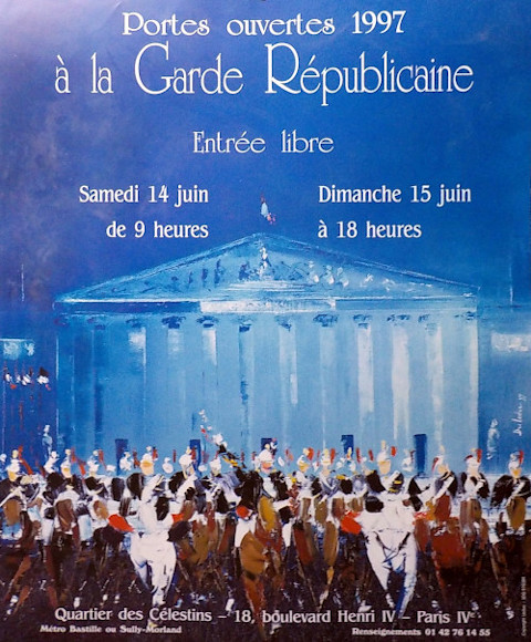 Dominique William LEDUC-Affiche garde rpublicaine