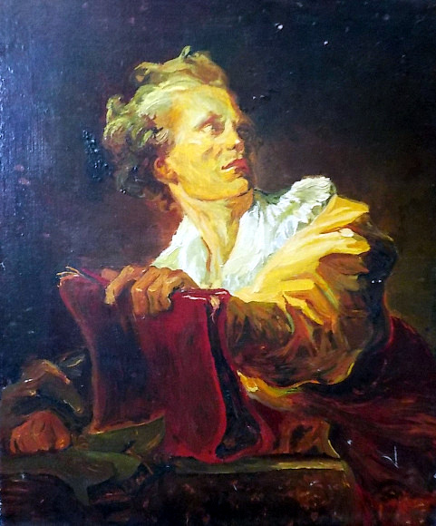 Dominique William LEDUC-Copie Fragonard